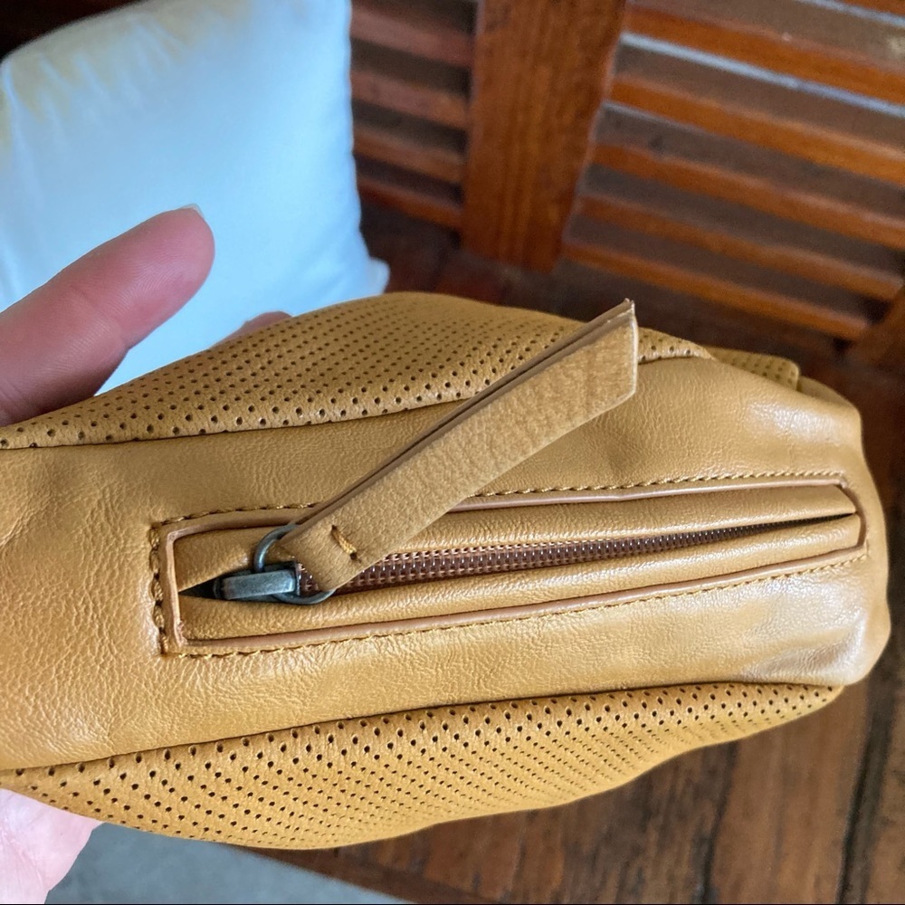 Lucky Brand | Ebon Vachetta Perforated Hobo Purse - Picture 10 of 16